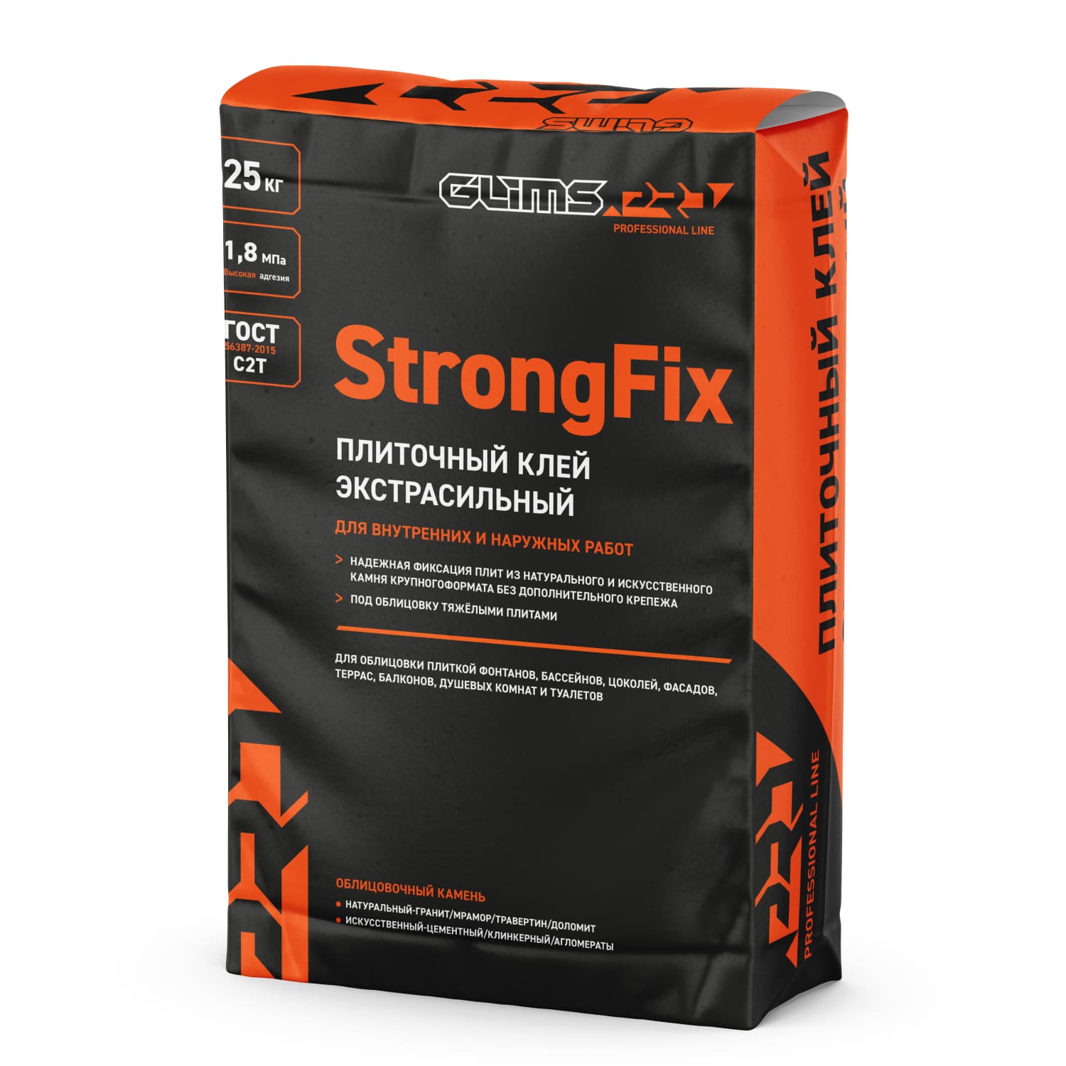 Плиточный клей GLIMS®StrongFix быстрой фиксации