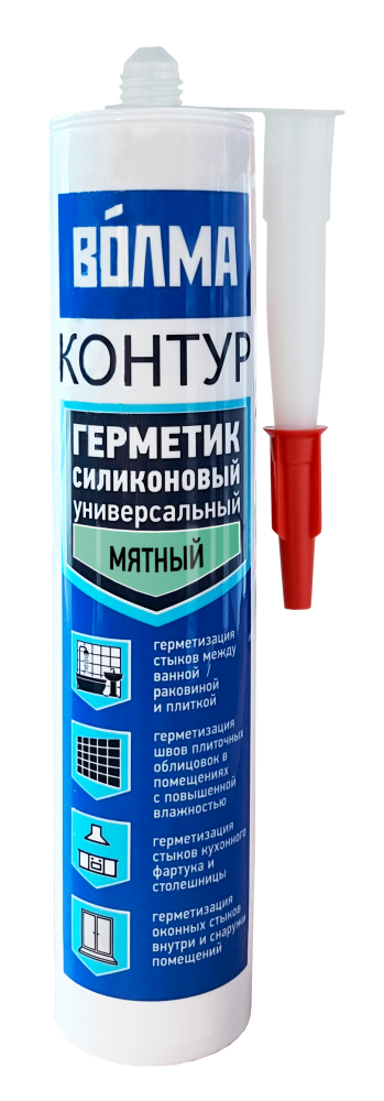 Силиконовый герметик «ВОЛМА-Контур» 290 мл, мятный