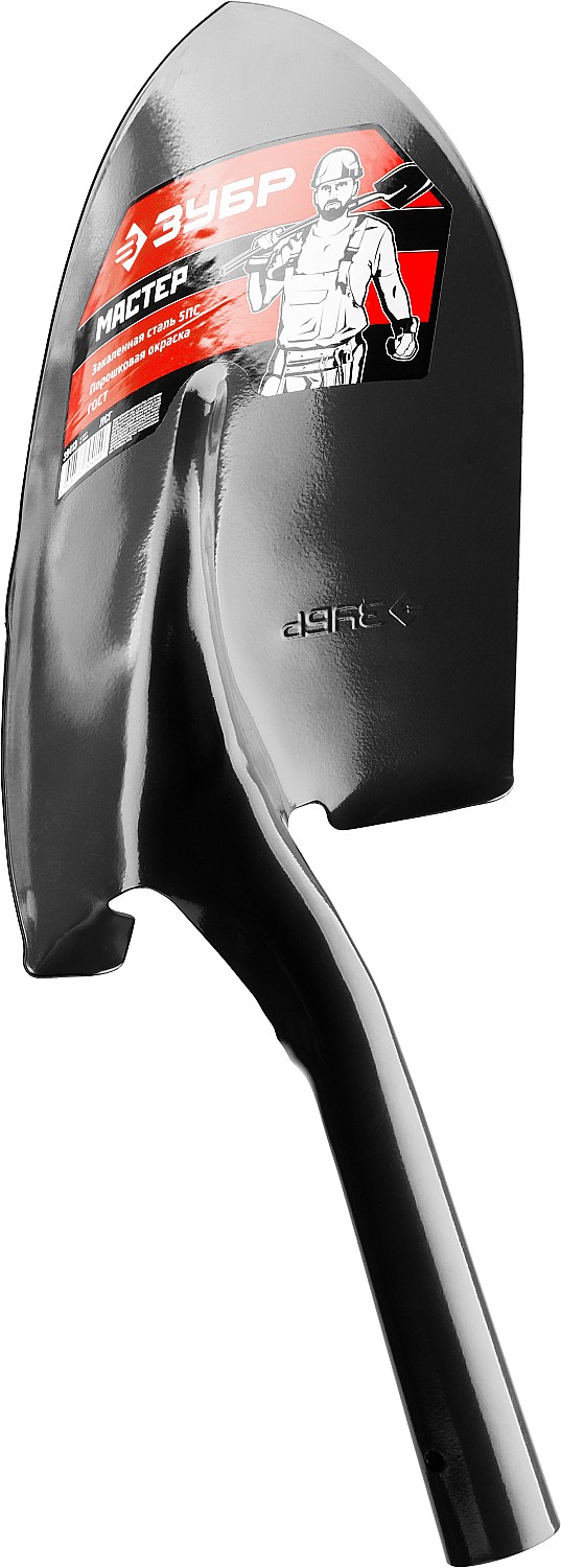 ЗУБР Мастер, 474х215мм, полотно 1.6мм, закалено, без черенка, штыковая лопата, тип ЛСГ (39413)