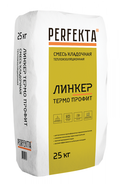 Смесь кладочная теплоизоляционная Линкер Термо Профит, 25 кг