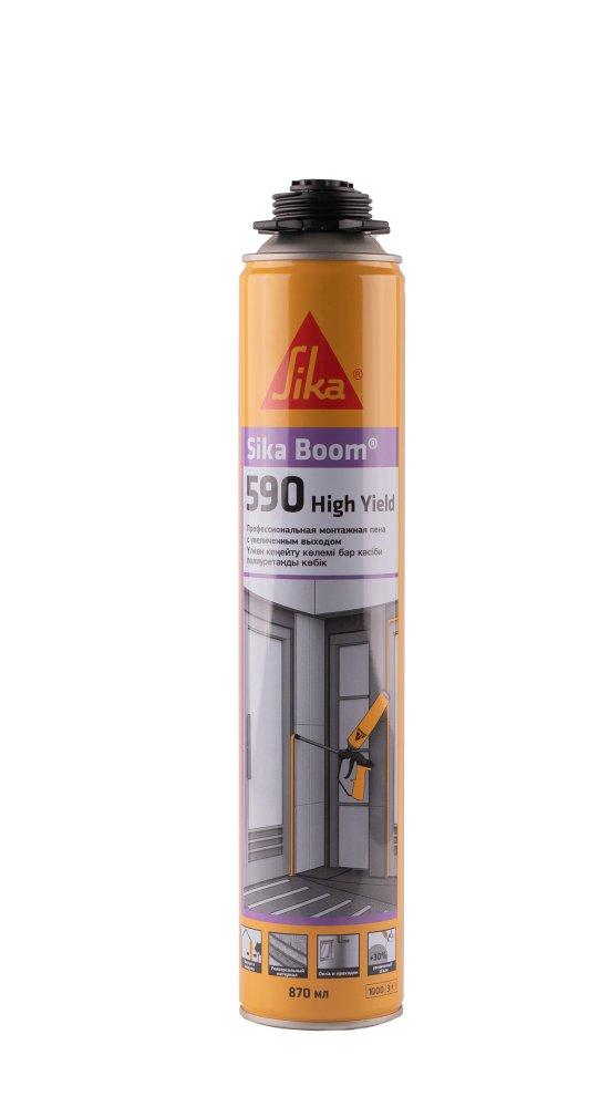 Пена монтажная профессиональная с увеличенным выходом SikaBoom®-590 High Yield 750 мл