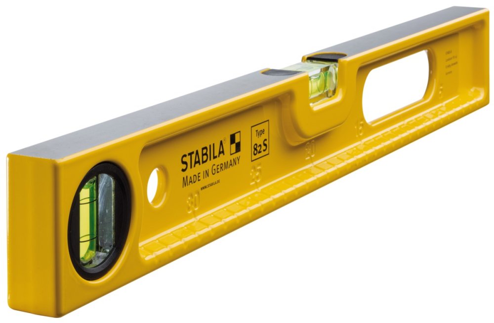 Уровень Stabila тип 82S, 40cм литой профиль (1верт.,1гориз.,точн. 0,5мм/м)