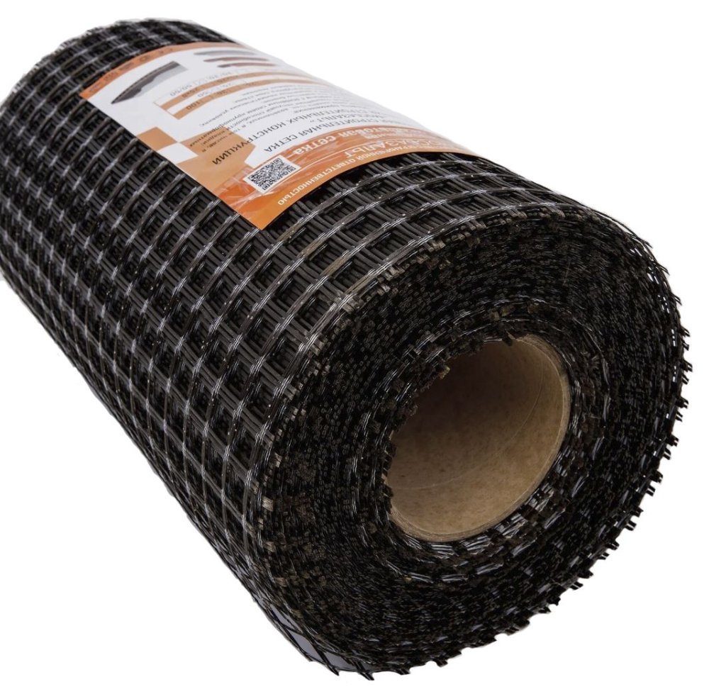 Сетка кладочная базальтовая строительная  СБНП МОСБАЗАЛЬТ 50/50-25(100)