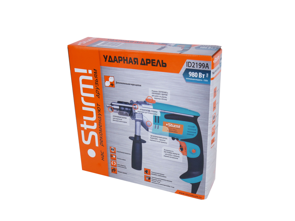 Дрель ударная Sturm! ID2199A