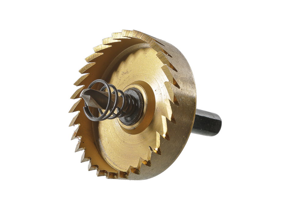 Коронка биметаллическая, 51 мм, по тонколистовому металлу, центрирующее сверло, Sturm!