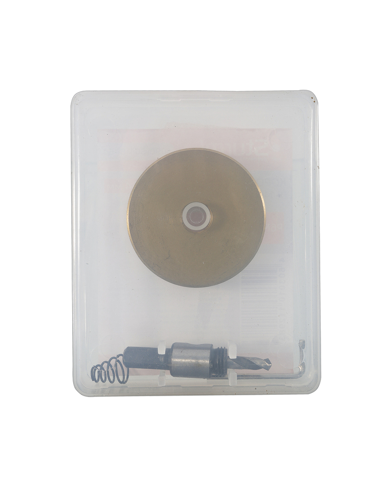 Коронка биметаллическая, 64 мм, по тонколистовому металлу, центрирующее сверло, Sturm!