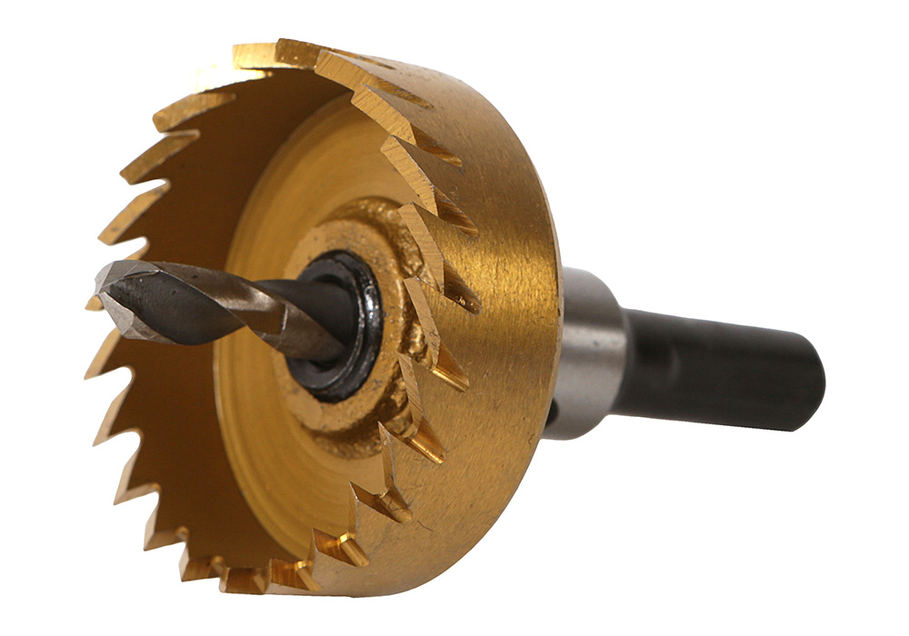 Коронка биметаллическая, 41 мм, по тонколистовому металлу, центрирующее сверло, Sturm!