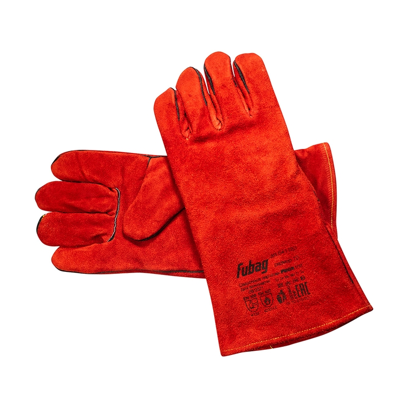 FUBAG Сварочные краги на подкладке красные FWGN 10R