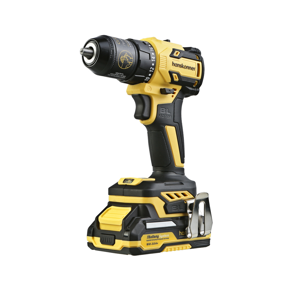 HCD2065C Дрель аккумуляторная  б/щ Hanskonner 1BatterySystem