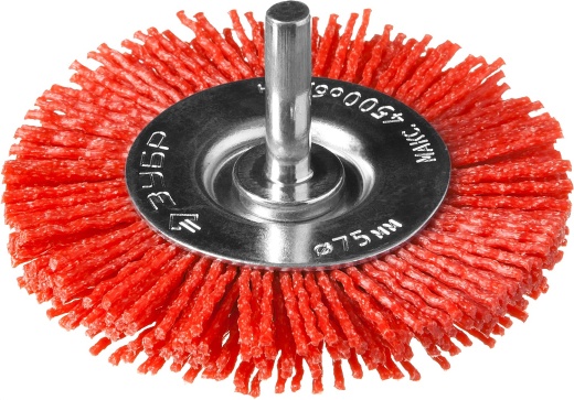 ЗУБР 75 мм, нейлоновая проволока, Щетка дисковая, Профессионал (35161-075)