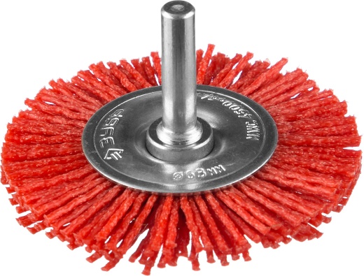ЗУБР 63 мм, нейлоновая проволока, Щетка дисковая, Профессионал (35161-063)