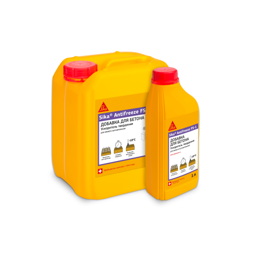 Противоморозная добавка для бетона Sika Antifreeze FS-1 RU 5 л