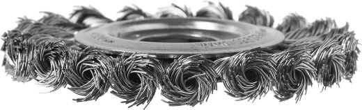 ЗУБР 100 мм, стальная проволоки 0.5 мм, Щетка дисковая, Профессионал (35190-100)