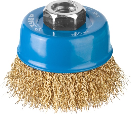 ЗУБР 60 мм, проволока, 0.3 мм, Щетка чашечная, Профессионал (3526-060)