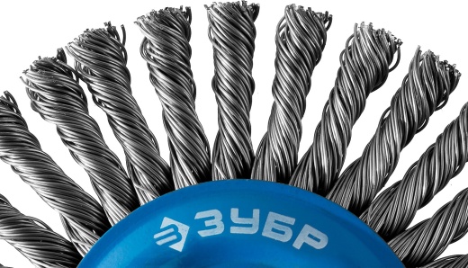 ЗУБР 150 мм, стальная проволоки 0.5 мм, Щетка дисковая, Профессионал (35192-150)