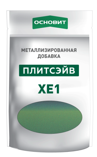 ПЛИТСЭЙВ XE1 металлизированная добавка для эпоксидной затирки ОСНОВИТ 130 г Небесный 014/13