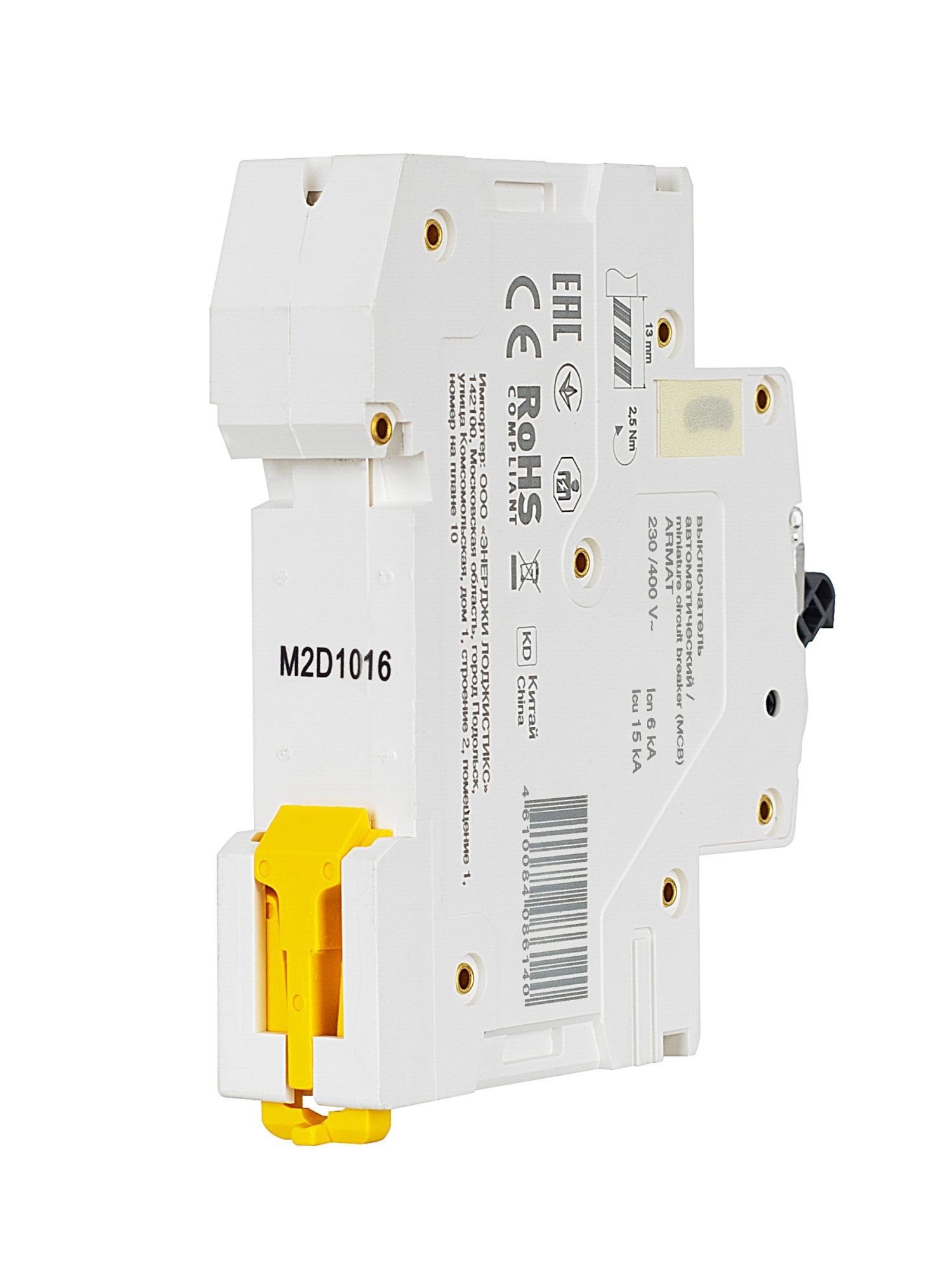 ARMAT Автоматический выключатель M06N 1P D 10А IEK