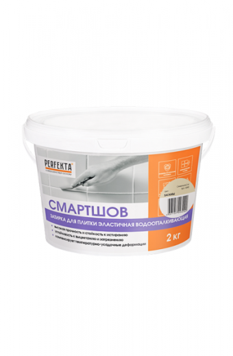 Затирка для плитки эластичная водоотталкивающая Смартшов багамы, 2 кг